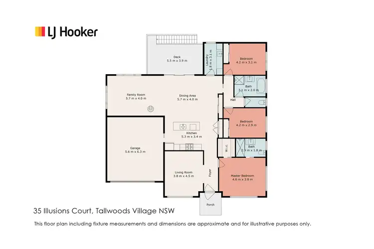 Floorplan of Homely house listing, 35 Illusions Court, Tallwoods Village NSW 2430