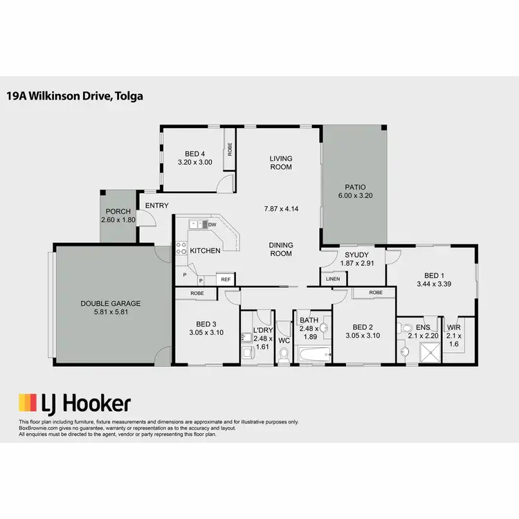 Floorplan of Homely house listing, 19A Wilkinson Drive, Tolga QLD 4882