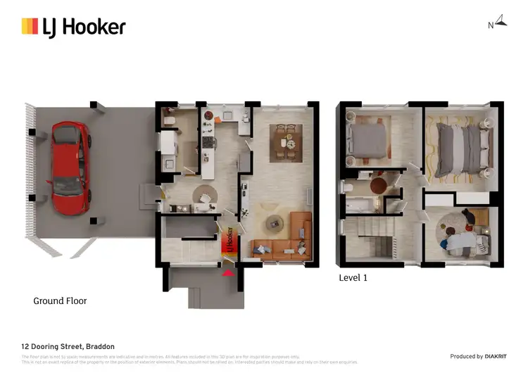 Floorplan of Homely house listing, 12 Dooring Street, Braddon ACT 2612