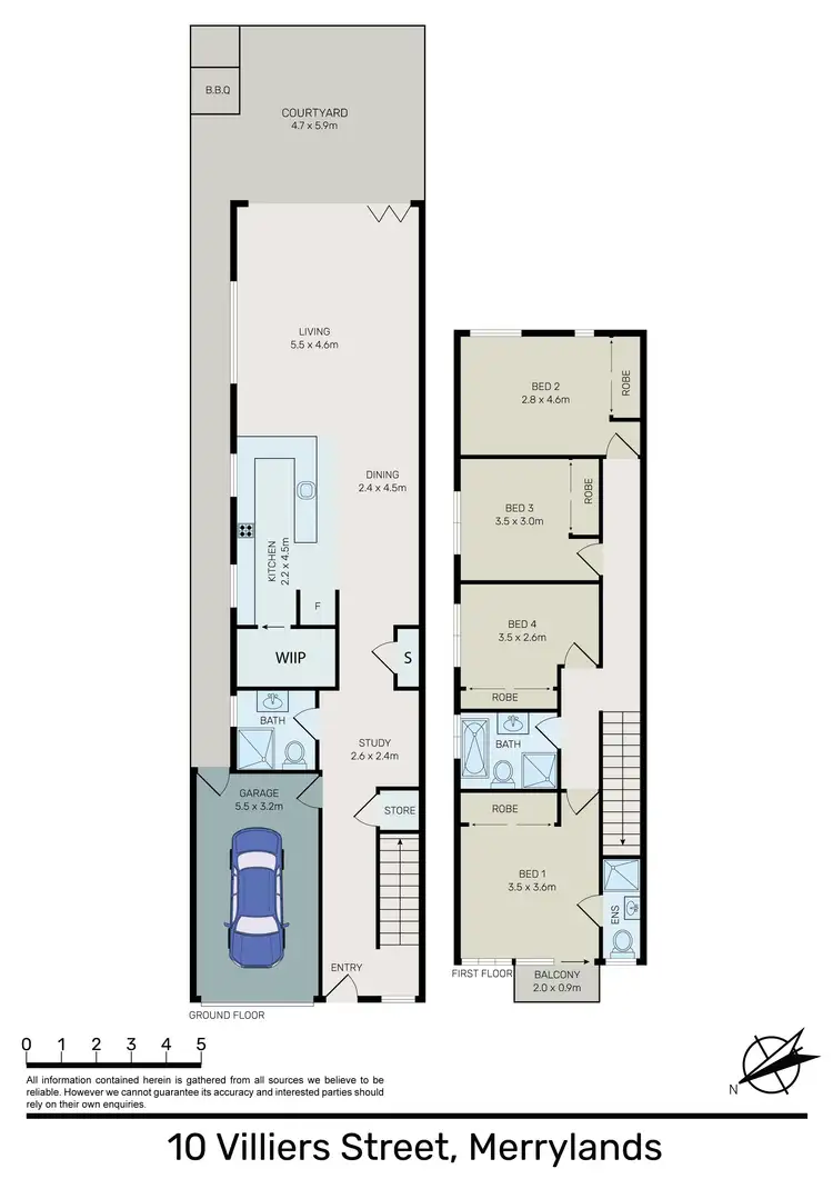 Floorplan of Homely house listing, 10 Villiers Street, Merrylands NSW 2160