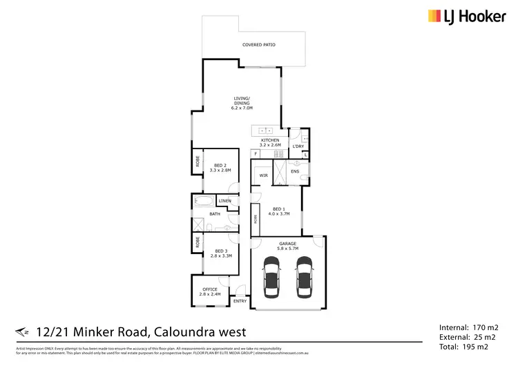 Floorplan of Homely house listing, 12/21 Minker Road, Caloundra West QLD 4551