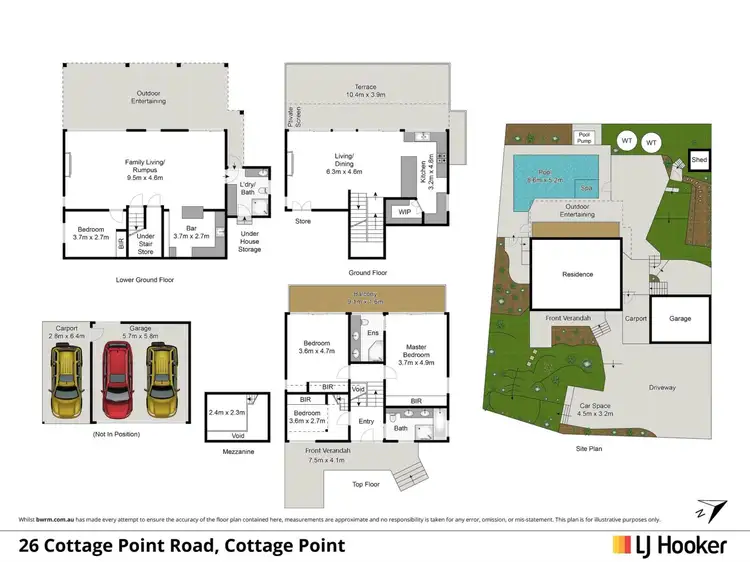 Floorplan of Homely house listing, 26 Cottage Point Road, Cottage Point NSW 2084