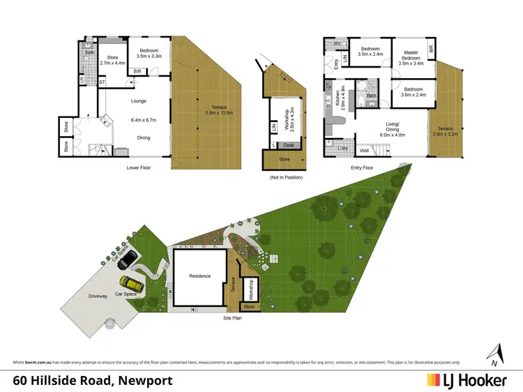 Floorplan of Homely house listing, 60 Hillside Road, Newport NSW 2106