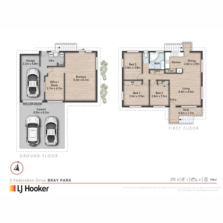 Floorplan of Homely house listing, 3 Federation Drive, Bray Park QLD 4500