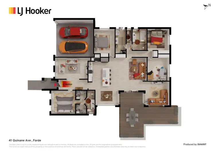 Floorplan of Homely house listing, 41 Quinane Avenue, Forde ACT 2914