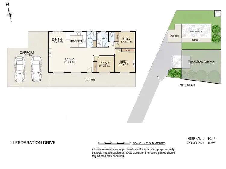 Floorplan of Homely house listing, 11 Federation Drive, Bethania QLD 4205