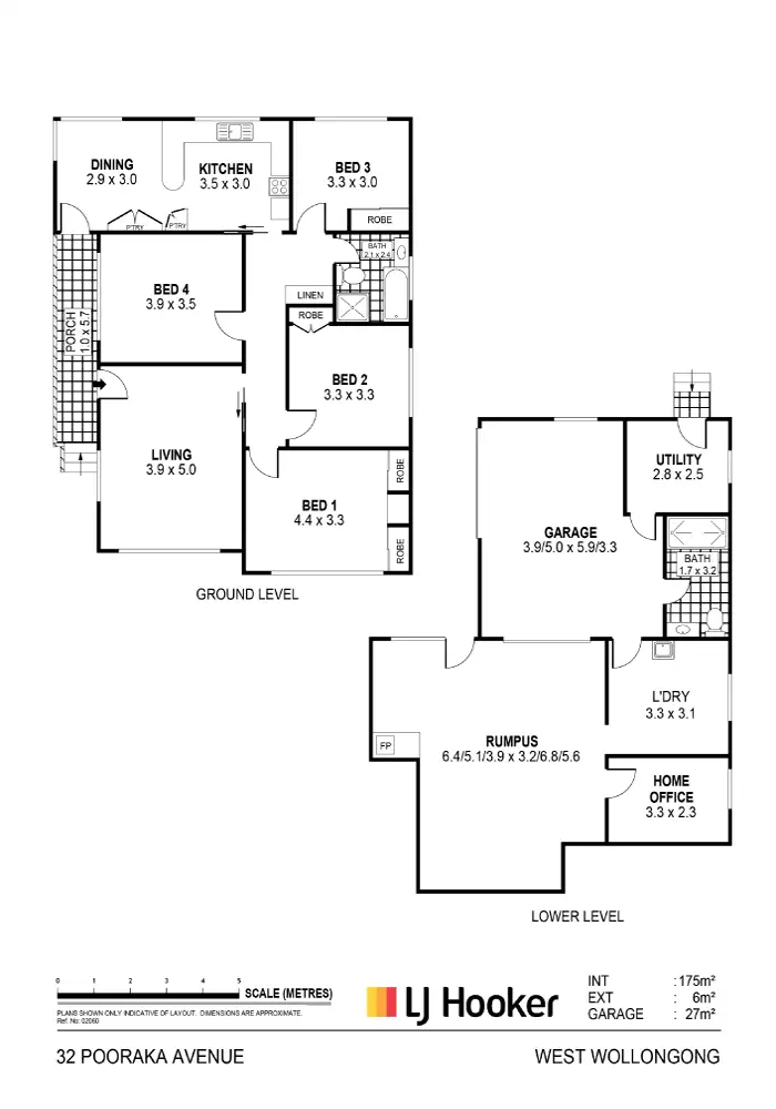 Floorplan of Homely house listing, 32 Pooraka Ave, West Wollongong NSW 2500
