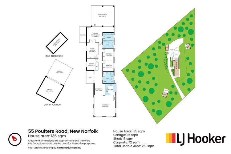 Floorplan of Homely house listing, 55 Poulters Road, New Norfolk TAS 7140
