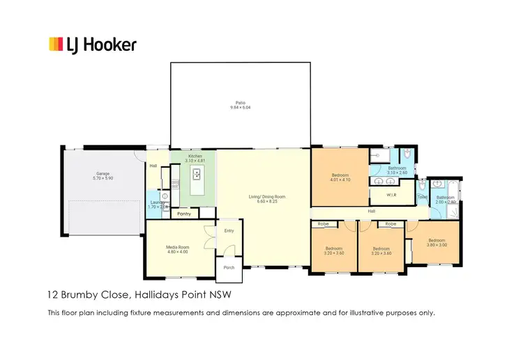 Floorplan of Homely house listing, 12 Brumby Close, Hallidays Point NSW 2430
