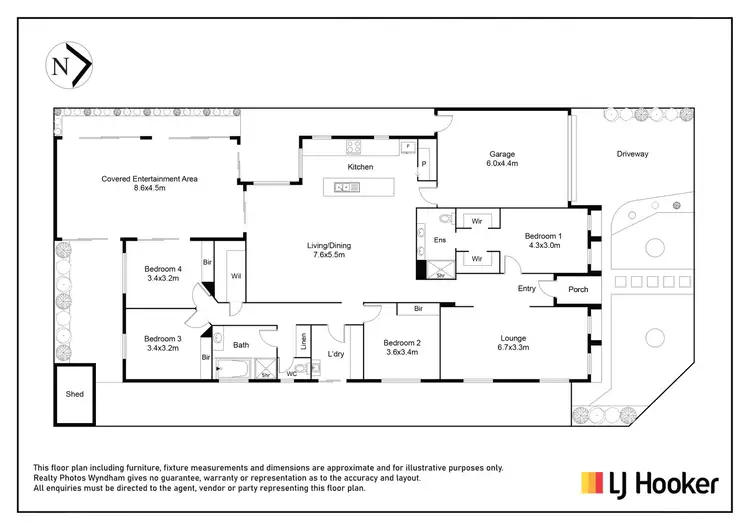 Floorplan of Homely house listing, 12 Urban Drive, Williams Landing VIC 3027