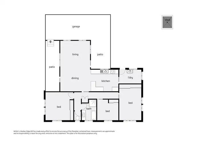 Floorplan of Homely house listing, 11 Hillview Crescent, Whitfield QLD 4870