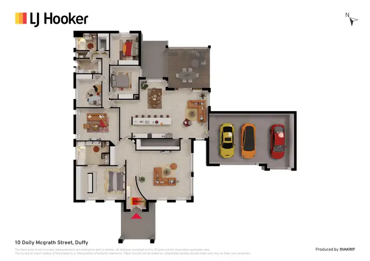 Floorplan of Homely house listing, 10 Dolly McGrath Street, Duffy ACT 2611