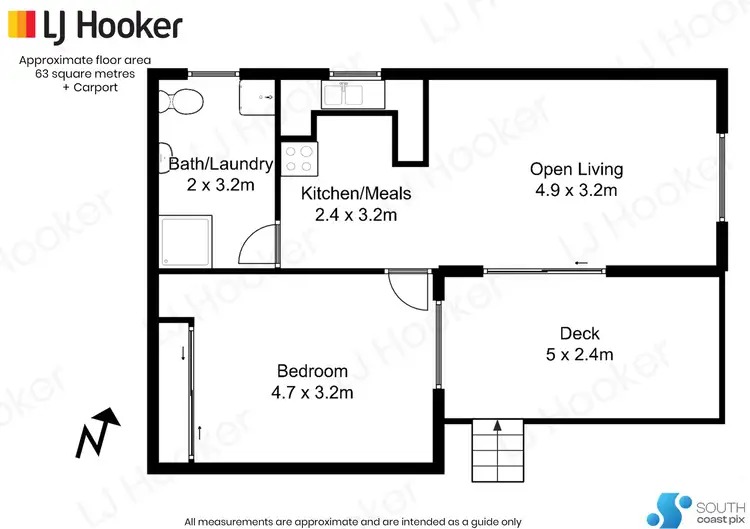Floorplan of Homely house listing, 3/15 Crown Street, Batemans Bay NSW 2536