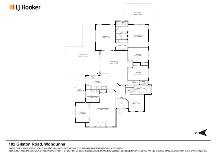 Floorplan of Homely house listing, 182 Gilston Road, Wondunna QLD 4655