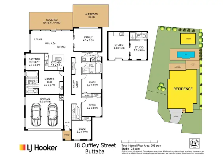 Floorplan of Homely house listing, 18 Cuffley Street, Buttaba NSW 2283
