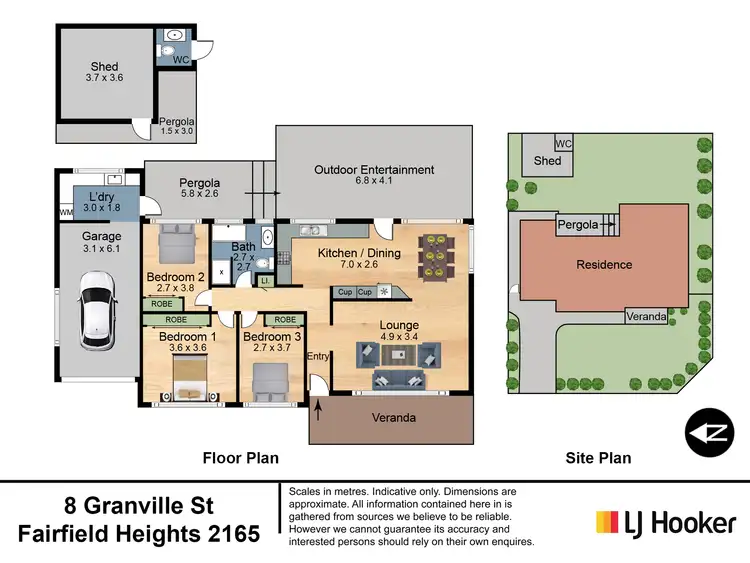 Floorplan of Homely house listing, 8 Granville Street, Fairfield Heights NSW 2165