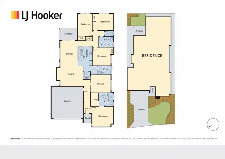 Floorplan of Homely house listing, 34 Monolith Way, Wellard WA 6170