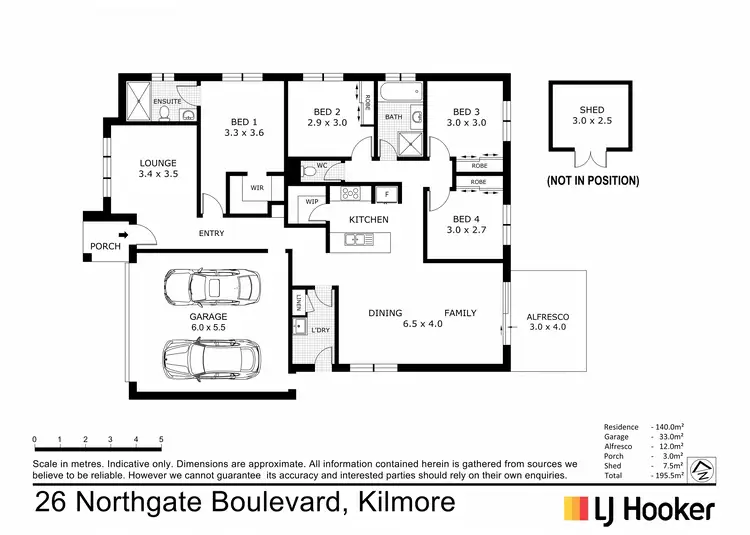 Floorplan of Homely house listing, 26 Northgate Boulevard, Kilmore VIC 3764