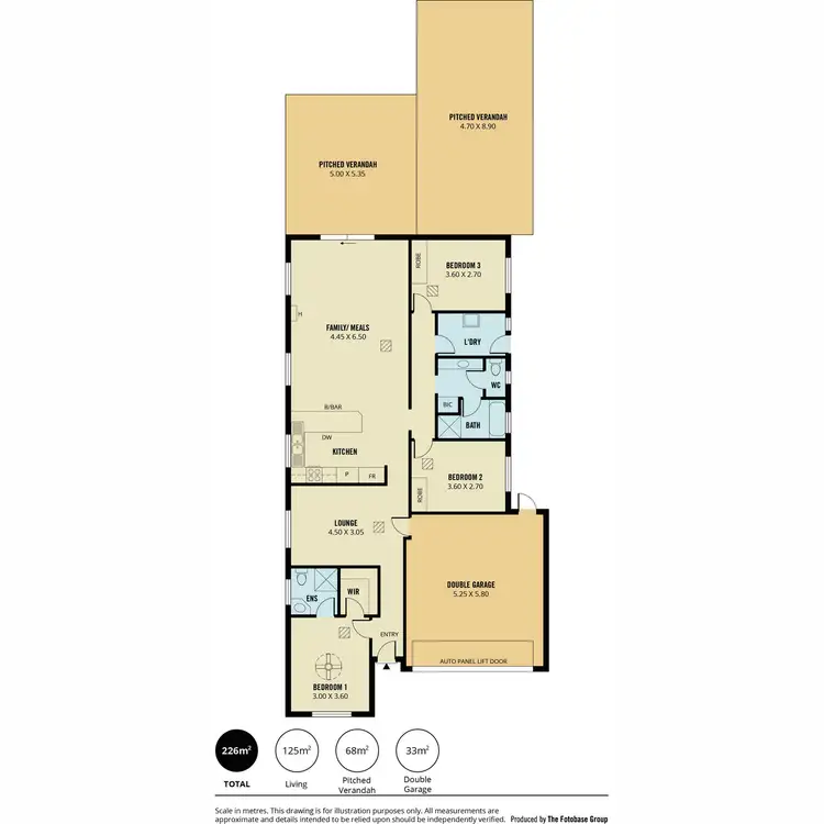Floorplan of Homely house listing, 3 Lockwood Drive, Greenwith SA 5125
