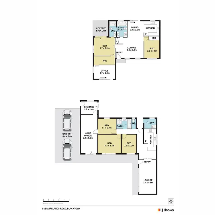 Floorplan of Homely house listing, 51 & 51a Irelands Road, Blacktown NSW 2148