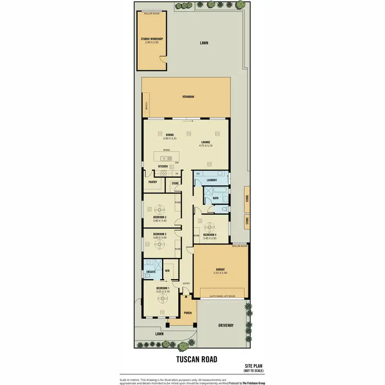 Floorplan of Homely house listing, 64 Tuscan Road, Golden Grove SA 5125