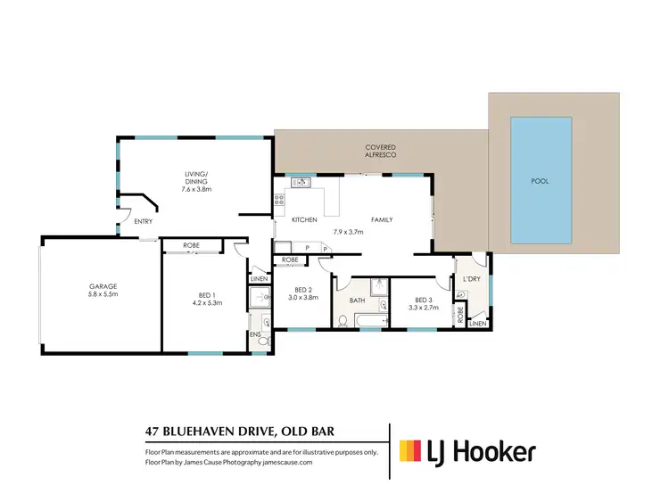 Floorplan of Homely house listing, 47 Bluehaven Drive, Old Bar NSW 2430