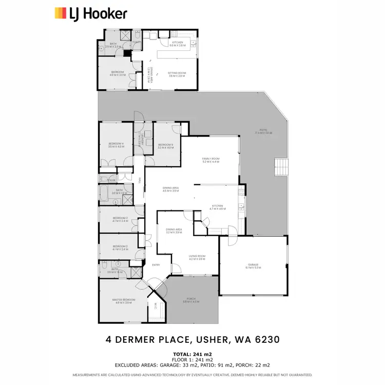 Floorplan of Homely house listing, 4 Dermer Place, Usher WA 6230