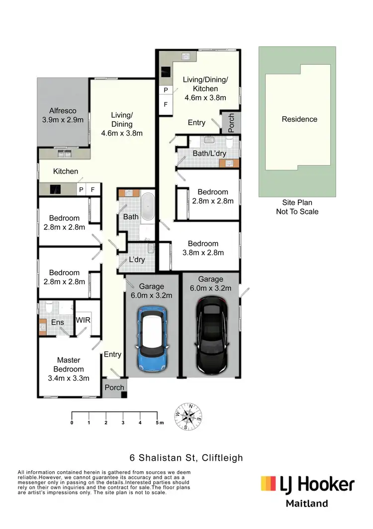 Floorplan of Homely block of units listing, 6 Shalistan Street, Cliftleigh NSW 2321
