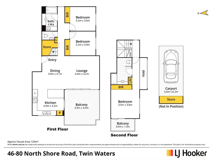 Floorplan of Homely unit listing, 46/80 North Shore Road, Twin Waters QLD 4564