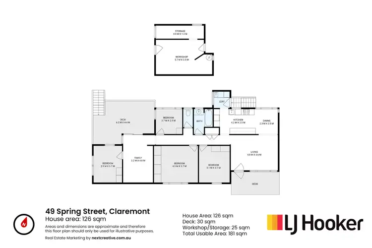 Floorplan of Homely house listing, 49 Spring Street, Claremont TAS 7011