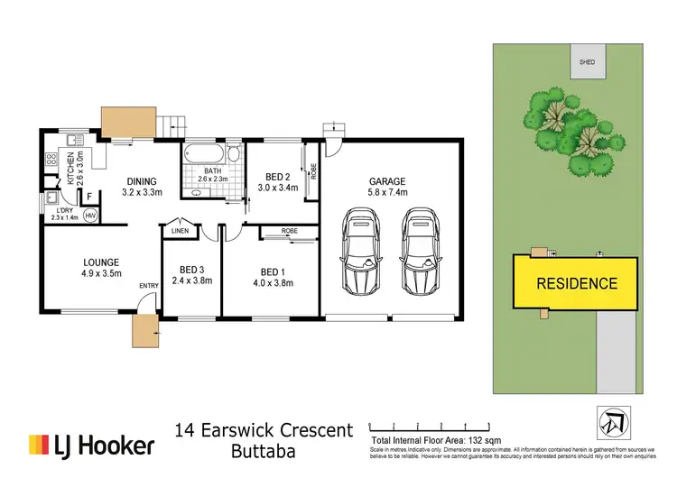 Floorplan of Homely house listing, 14 Earswick Crescent, Buttaba NSW 2283