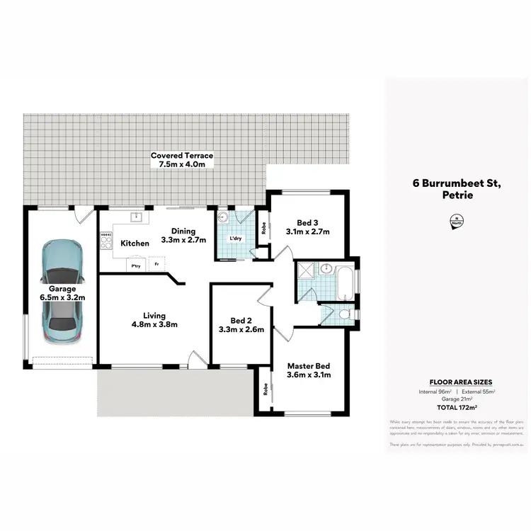 Floorplan of Homely house listing, 6 Burrumbeet Street, Petrie QLD 4502