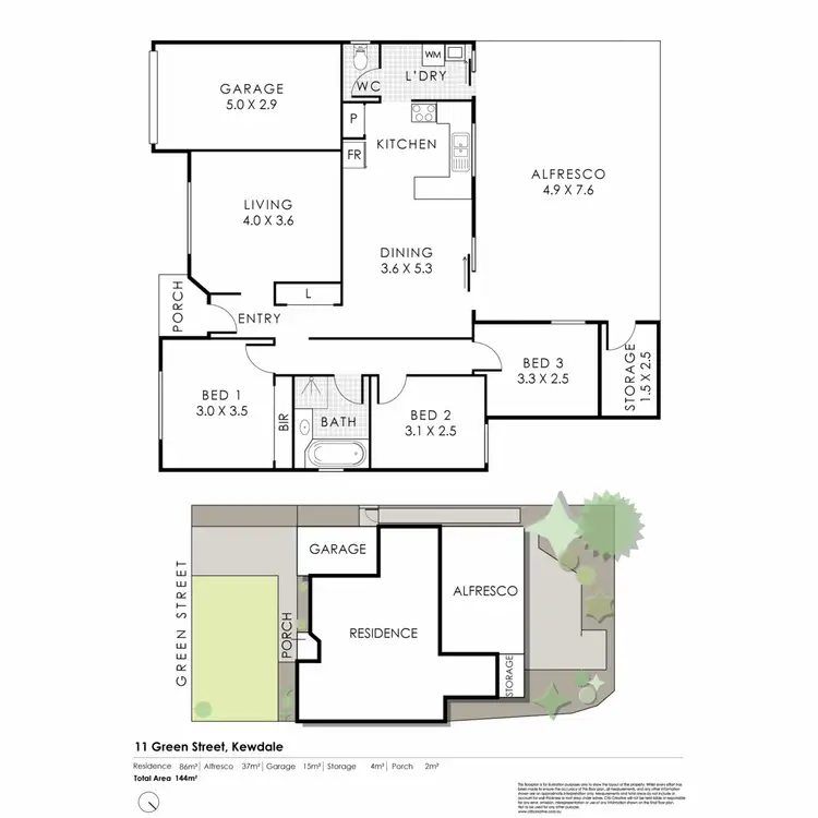 Floorplan of Homely house listing, 11 Green Street, Kewdale WA 6105
