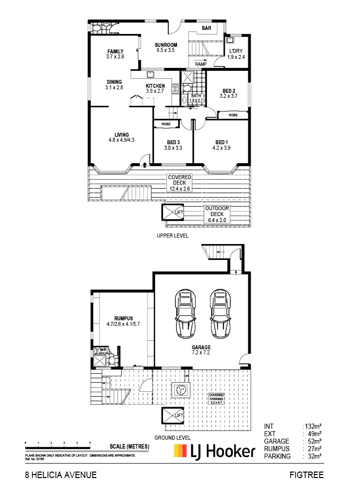 Floorplan of Homely house listing, 8 Helicia Ave, Figtree NSW 2525