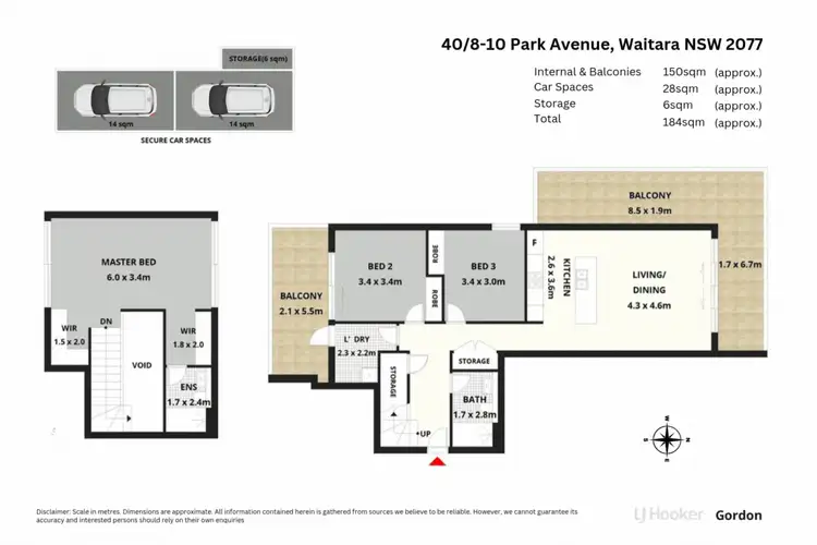 Floorplan of Homely apartment listing, 40/8-10 Park Avenue, Waitara NSW 2077