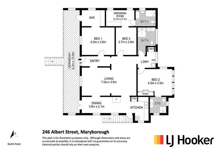 Floorplan of Homely house listing, 246 Albert Street, Maryborough QLD 4650