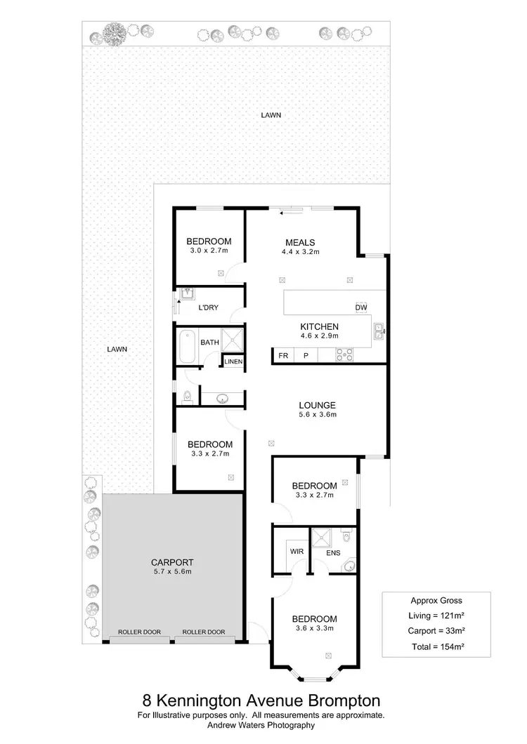 Floorplan of Homely house listing, 8 Kennington Avenue, Brompton SA 5007
