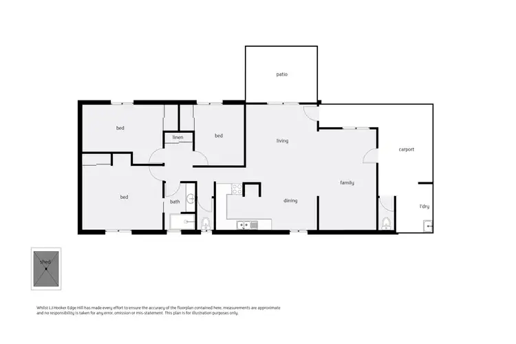 Floorplan of Homely house listing, 7 Azalea Court, Mooroobool QLD 4870