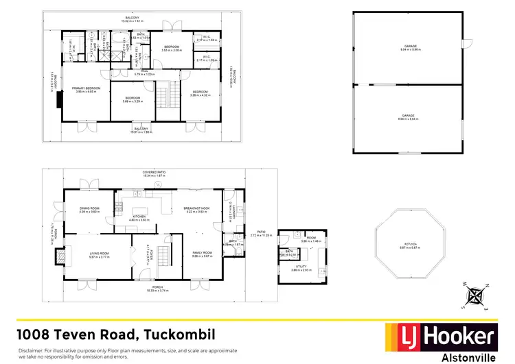 Floorplan of Homely house listing, 1008 Teven Road, Tuckombil NSW 2477