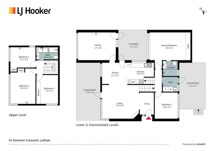 Floorplan of Homely house listing, 14 Solomon Crescent, Latham ACT 2615