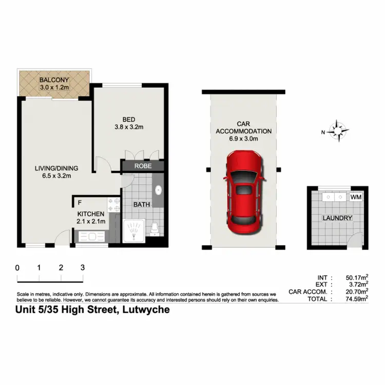 Floorplan of Homely apartment listing, 5/35 High Street, Lutwyche QLD 4030