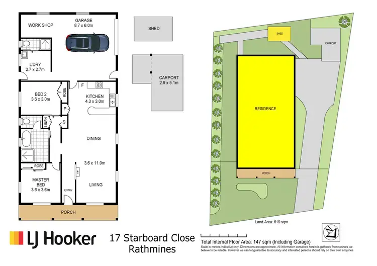 Floorplan of Homely house listing, 17 Starboard Close, Rathmines NSW 2283