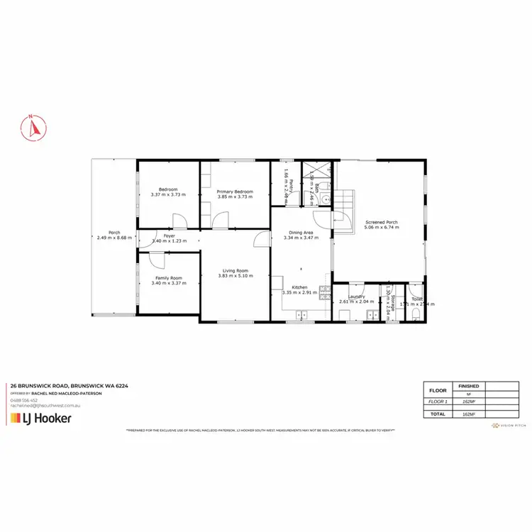 Floorplan of Homely house listing, 26 Brunswick Road, Brunswick WA 6224