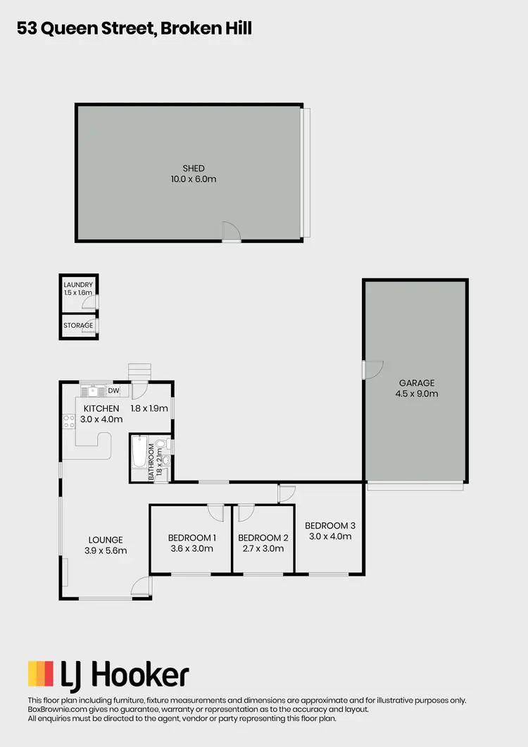 Floorplan of Homely house listing, 53 Queen Street, Broken Hill NSW 2880