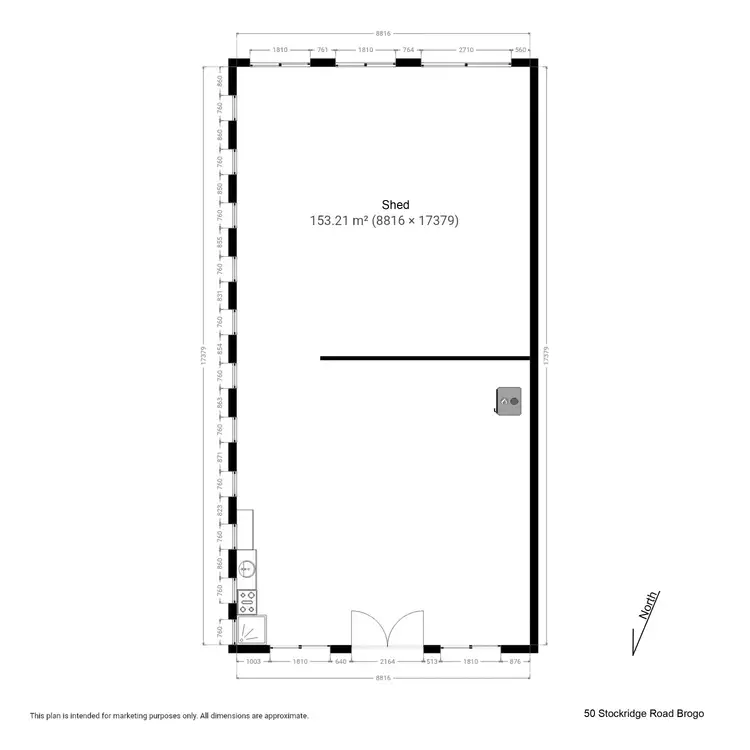 Floorplan of Homely land listing, 50 Stockridge Road, Brogo NSW 2550
