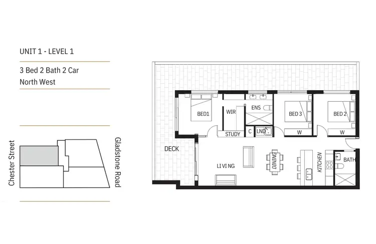 Floorplan of Homely apartment listing, Apartment 5/10 Chester Street, Highgate Hill QLD 4101