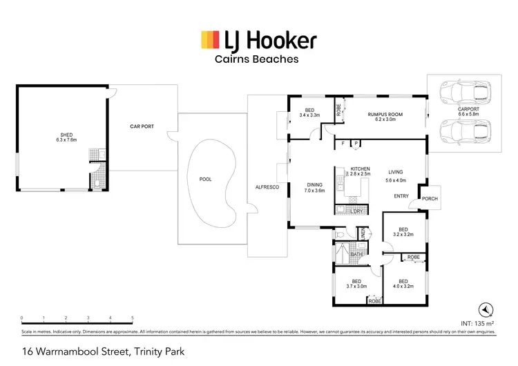 Floorplan of Homely house listing, 16 Warrnambool Street, Trinity Park QLD 4879