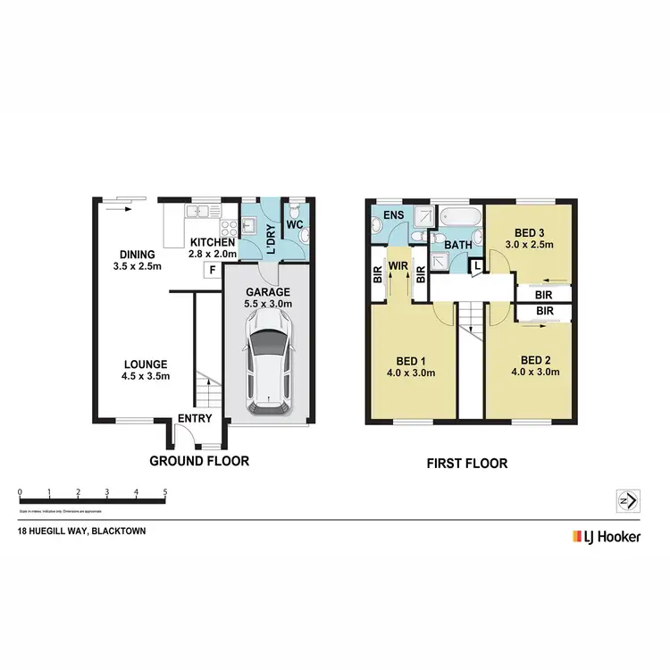 Floorplan of Homely house listing, 18 Huegill Way, Blacktown NSW 2148