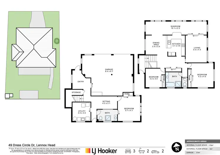 Floorplan of Homely house listing, 49 Dress Circle Drive, Lennox Head NSW 2478