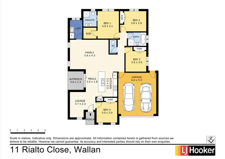 Floorplan of Homely house listing, 11 Rialto Close, Wallan VIC 3756